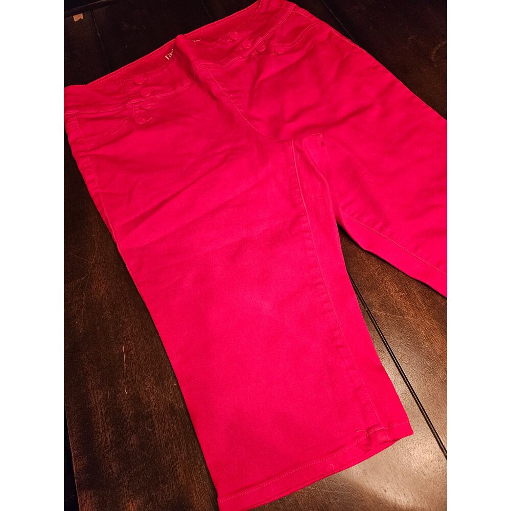 Diane Gilman DG2 Women’s Size 1X Classic Stretch High Rise Regular Fit Capris